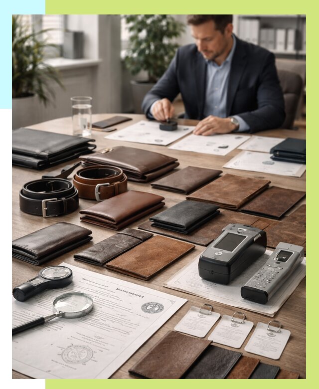 Сертификация кожаных изделий в Магадане от 12268 р. | Алешин-Мгд