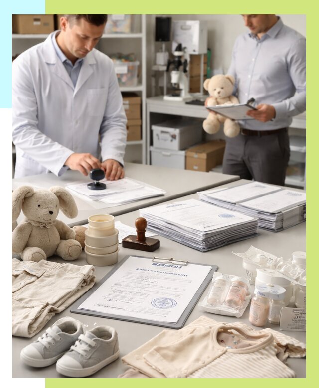 Сертификация детских товаров в Магадане от 15335 р. | Алешин-Мгд