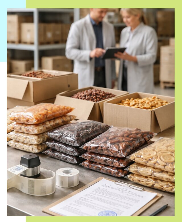 Сертификация сухофруктов в Магадане от 12268 р. | Алешин-Мгд под ключ