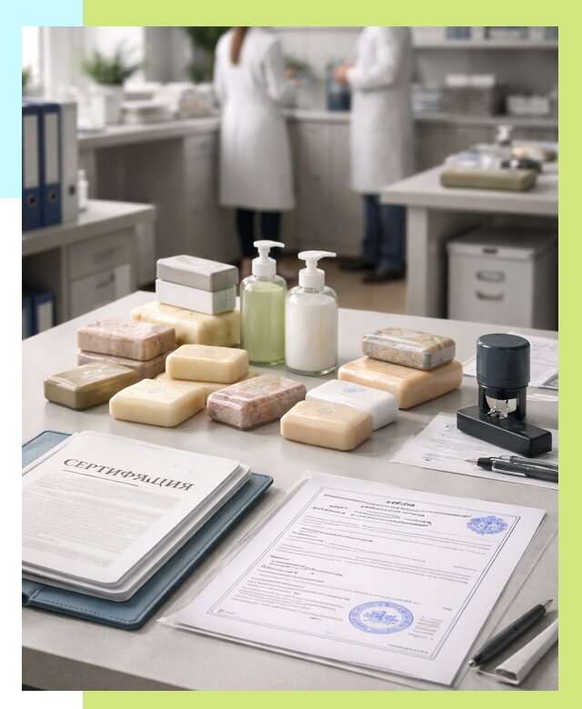 Сертификация мыла и сертификат на мыло в Магадане от 12268 | Алешин-Мгд