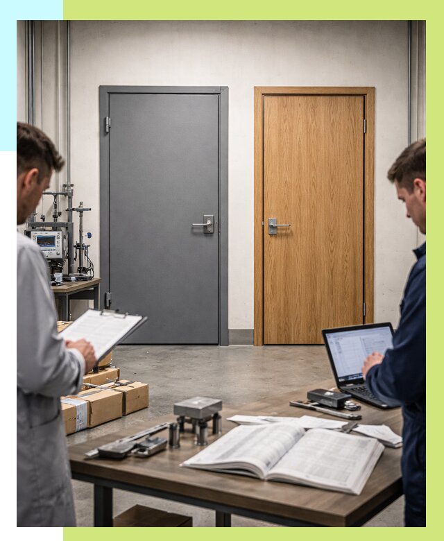 Сертификация дверей в Магадане от 8178 р. под ключ | Алешин-Мгд