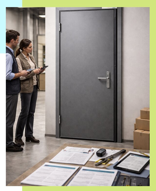 Сертификация противопожарных дверей в Магадане от 9201 р. | Алешин-Мгд