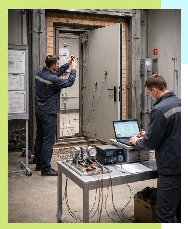 Сертификация противопожарных дверей в Магадане по ГОСТ и ТР