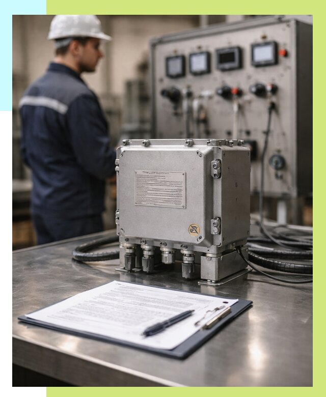 Сертификация взрывозащищенного оборудования в Магадане от 35781 р. | Алешин-Мгд