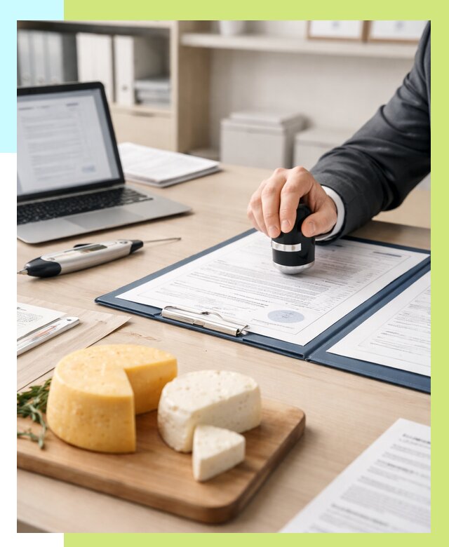 Сертификация сыров в Магадане от 15335 р | Сертификат на сыр Алешин-Мгд