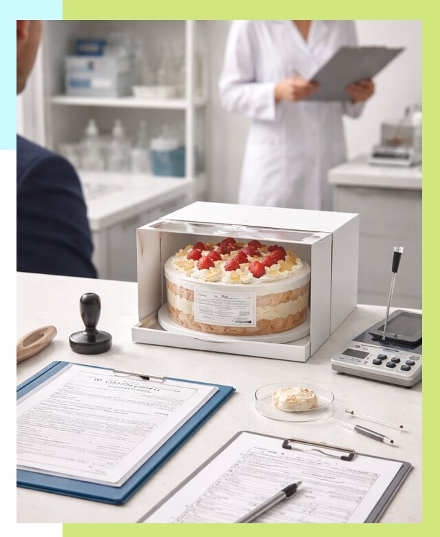 Сертификация тортов в Магадане от 9201 р. заказать | Алешин-Мгд