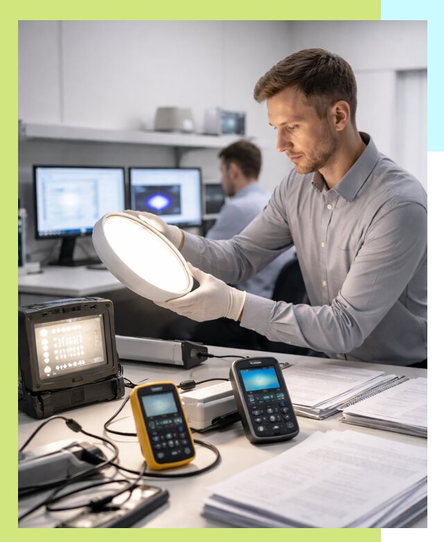 Сертификация светильников в Магадане: испытания и оформление