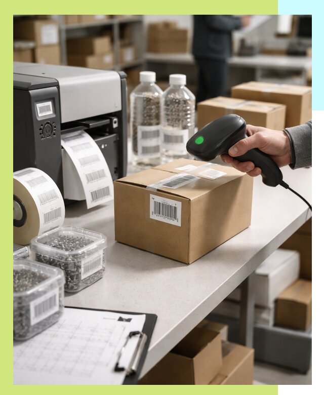 Штрихкодирование продукции и маркировка для продажи в Магадане