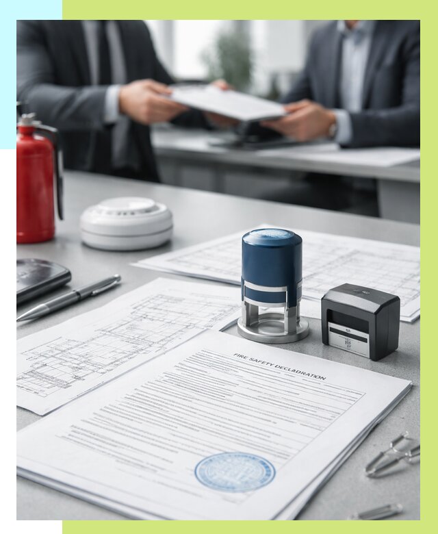 Декларация пожарной безопасности в Магадане от 8178 р. | Алешин-Мгд