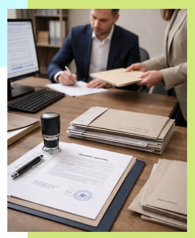 Отказное письмо для таможни в Магадане от 3067 р, Алешин-Мгд