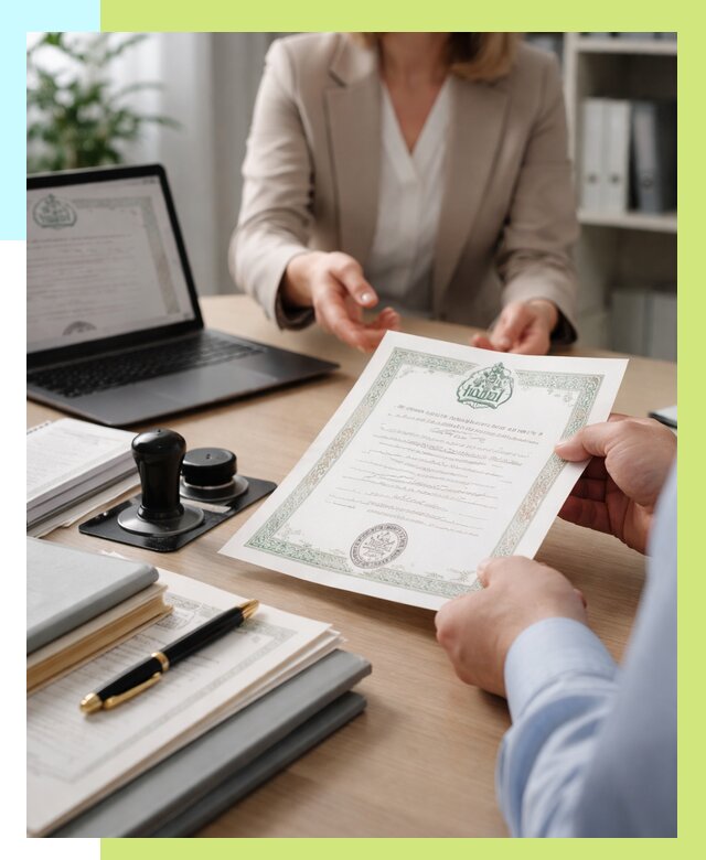 Халяль сертификат в Магадане, получить от 15335 р. | Алешин-Мгд