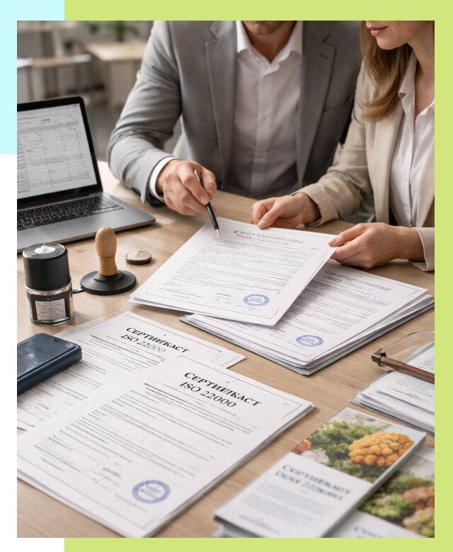 Сертификат ISO 22000 в Магадане от 40892 р. под ключ | Алешин-Мгд