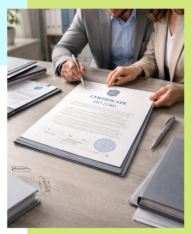 Сертификат ISO 22301 в Магадане от 46004 р. | Алешин-Мгд срочно