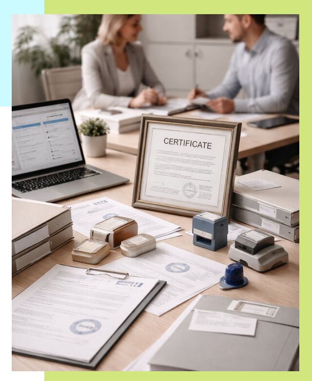 Сертификация компании в Магадане от 46004 р. | Алешин-Мгд — заказ